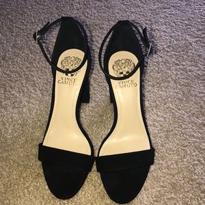 Vince Camuto open toe block heel